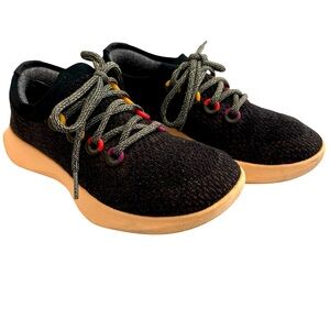 Allbirds Womens Tree Dasher Running Shoe Natural Rubber Machine Wash Black